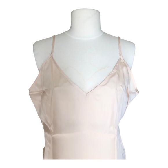 Ettitude NIB Silky Soft CleanBamboo™ Sateen Cami Oat Peachy Cream Large - Picture 4 of 16
